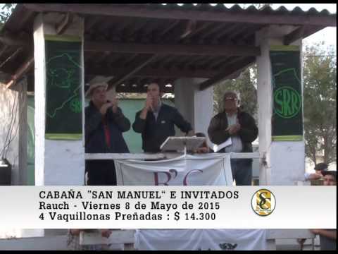 Venta de Vientres - Cabaña San Manuel - Rauch. 08-05-15