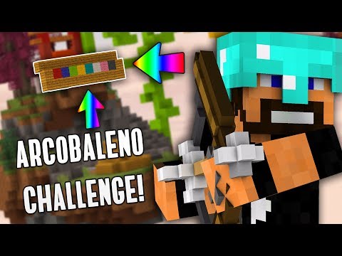 ARCOBALENO CHALLENGE IN MINECRAFT BEDWARS!