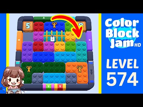 Color Block Jam Level 574 Solution Walkthrough