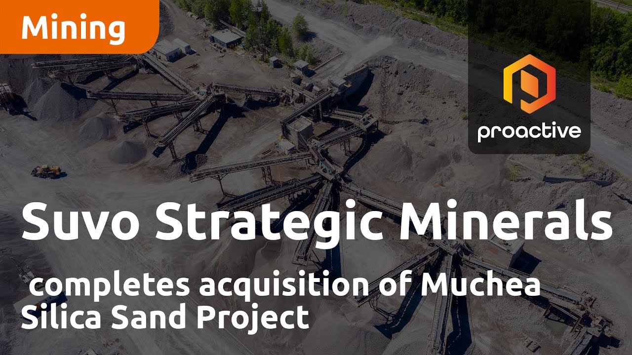 Suvo Strategic Minerals completes acquisition of Muchea Silica Sand Project