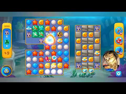Fishdom 2022, no Boosters,  9599  level  -  прохождение без бустеров,  9599  уровень.