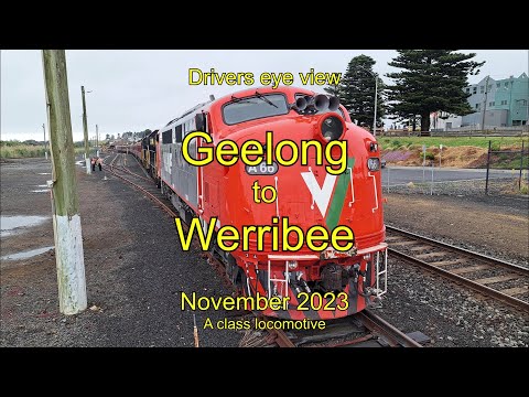 Drivers eye view, Geelong to Werribee, A66, Nov 2023