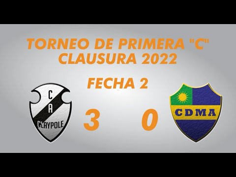 Primera "C" Clausura 2022 - Fecha 2 - Claypole 3 Alem 0 - Resumen