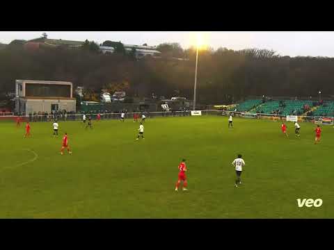 Dominic Johnson-Fisher GOAL vs Lewes (credit: Truro / Whitehawk)