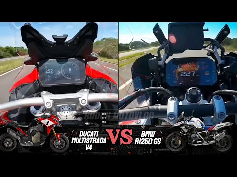 Ducati Multistrada V4 🆚️ BMW R1250 GS | Top Speed & Acceleration 🔥🔥