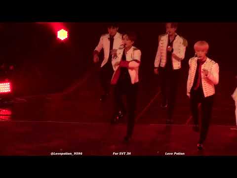 180701 SEVENTEEN 세븐틴 IDEAL CUT 콘서트 노펀 NO FUN 엄지척  정한 focus