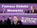 Kennedy vs. Nixon: Sweaty and Shifty Eyed Nixon - Famous Political Debate Moments - Part 9