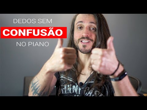 Como eu sei qual dedo eu uso ? (digitação piano)
