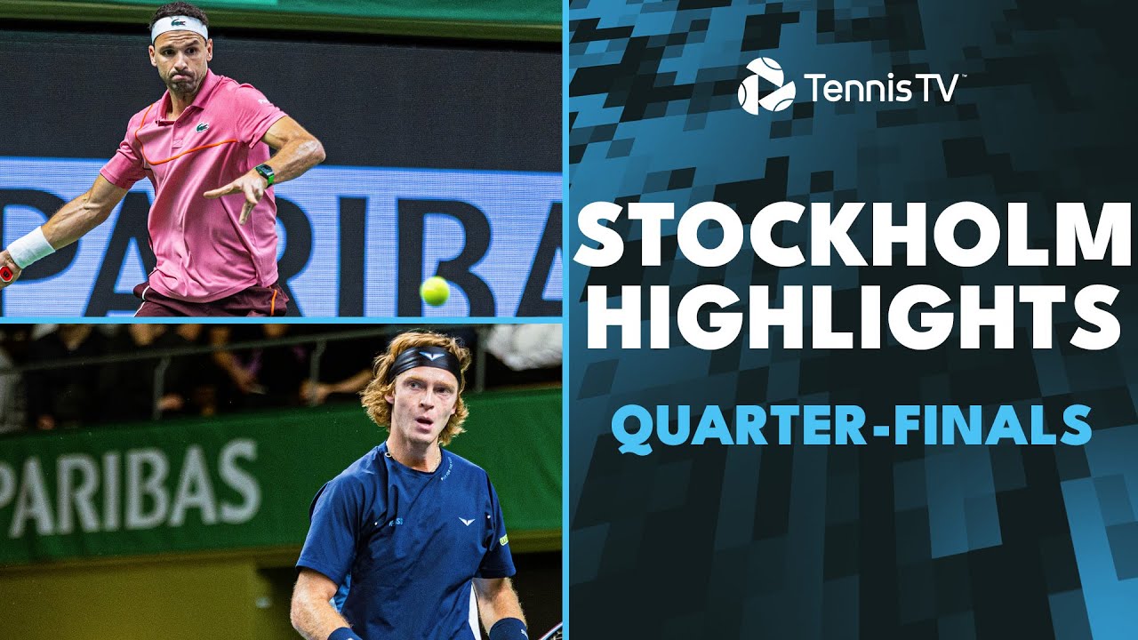 Rublev Takes On Wawrinka; Dimitrov, Paul & More Feature | Stockholm 2024 Quarter-Finals Highlights
