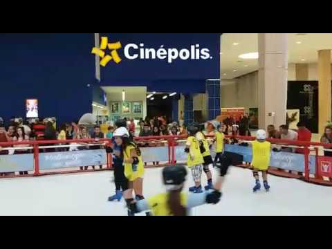 Letícia e Camila na pista de gelo, Jan/2017