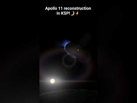 Apollo 11 in KSP🌙 #kerbalspaceprogram #ksp #kerbal #apollo #apollo11 #neilarmstrong #reconstruction