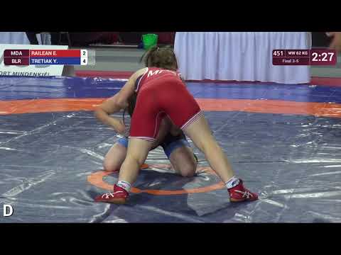 BRONZE WW - 62 kg: E. RAILEAN (MDA) v. Y. TRETIAK (BLR)