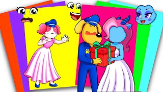 [PaperDIY] NEW Decorate LABRADOR Leaves PAPILLON for ANTEL! 💔 Love Drama | Sticker Book DIY