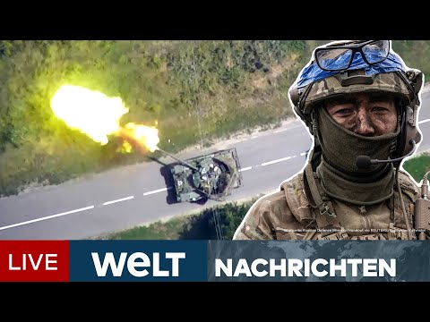 PUTINS KRIEG: Vorstoß - Bis zu 10.000 Mann ukrainische Kämpfer in der Region Kursk | WELT LIVESTREAM
