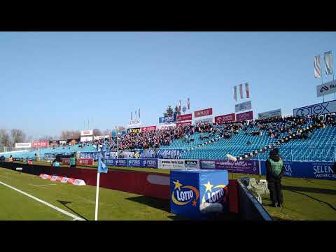 Doping kibiców Wisły podczas meczu Wisła Płock - Pogoń Szczecin