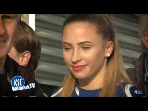 Wildpark TV: Stadtwerke Ettlingen und KSC-Frauen verlängern Partnerschaft