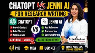 ChatGPT vs Jenni AI for Research Writing | Why Most Scholars Get It Wrong | Sanraj Education