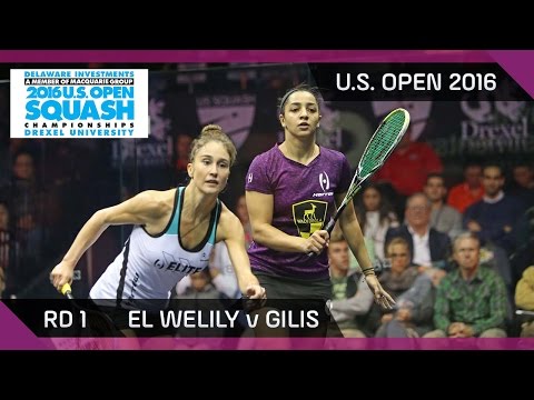 Squash: El Welily v Gilis - U.S.Open 2016 - Rd 1 Highlights