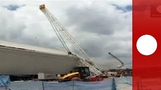 Caught on camera: Moment of deadly crane collapse at Brazil World Cup Stadium