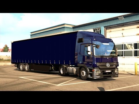 ETS 2 1.24 ProMods 2.1 Mercedes Benz Actros MP3 Aalborg - Herning