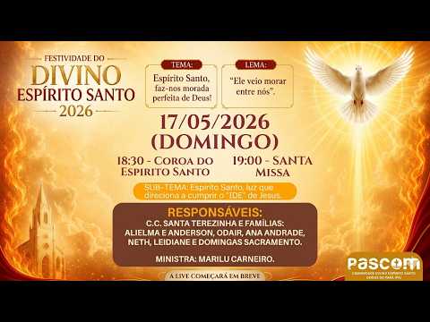3ª NOITE DA FESTIVIDADE DO DIVINO ESPÍRITO SANTO DE OEIRAS DO PARÁ 🕊️