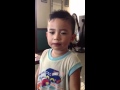 Caleb Singing Barney Song