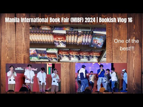 Manila International Book Fair MIBF 2024 | Bookish Vlog 16