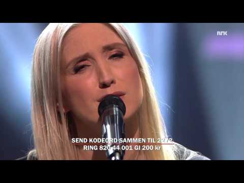 Christel Alsos "Found" performed Iive at NRK "Dugnad for flyktningene"