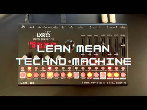 Making A Techno Track With Sonic Potions x Erica Synths LXR-02 Only