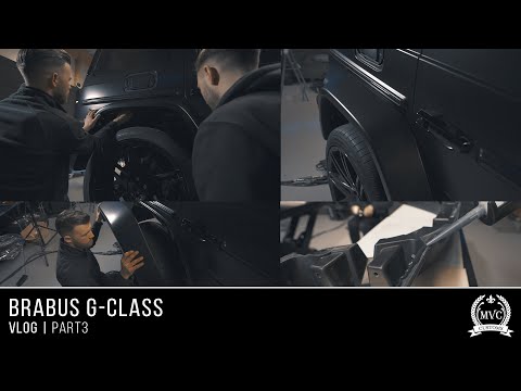 [VLOG|Part3] BRABUS G-Klasse - Das Widestar-Kit wird verklebt! | MVC-Customs