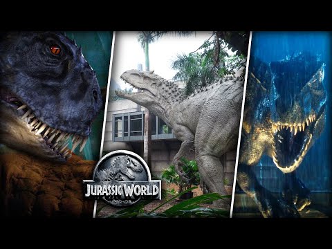 ALL 7 HYBRID DINOSAURS RANKED FROM JURASSIC WORLD!