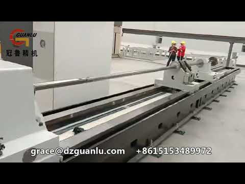 Deep hole pull boring machine