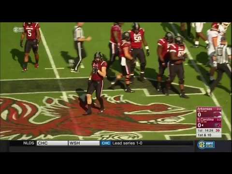 2017 USC vs Arkansas - Hayden Hurst 13 Yd Run