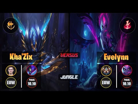 Mikyx KHA'ZIX (Jungle) [Conqueror] VS EVELYNN - Challenger EUW Patch 10.10