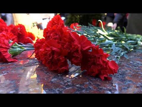 В Гомеле почтили память погибших в Афганистане видео