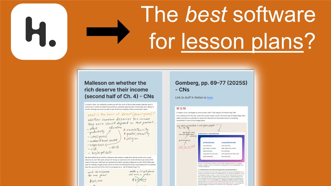 Heptabase for Teaching - Lesson Plans