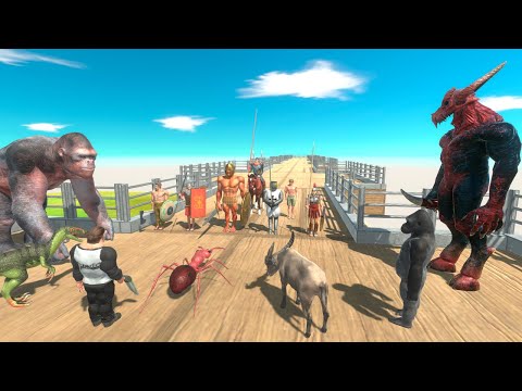 Ancient Humans vs Every Faction - Animal Revolt Battle Simulator