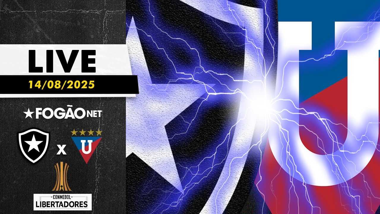 LIVE | Pré-jogo de Botafogo x LDU, pela ida das oitavas de final da Libertadores 2025