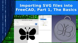 FreeCAD - Importing SVG drawings, Part 1, The basics.