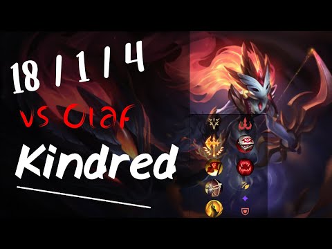 Kindred Jungle vs Olaf - Challenger Replay KR