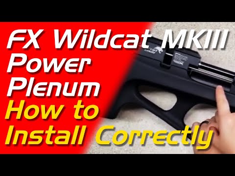How to Install 2.5" Power Plenum Mk3 - FX Airguns Wildcat MK3 Power Plenum Install Guide