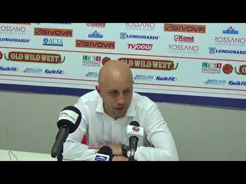 La conferenza stampa di coach Pansa post Givova Scafati - Bertram Derthona