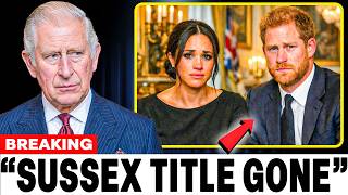 JUST IN: Charles Redirects Sussex Trust Fund To William's Children In Secret Estate Meeting