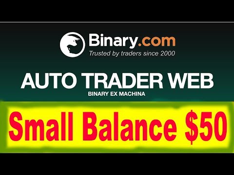 Binary Auto Trader Web | Conta pequena $50