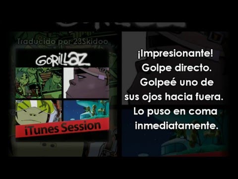 Gorillaz Interview with Murdoc and 2D - iTunes Session 1/3 (Sub. Español)