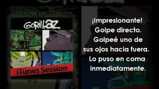 Gorillaz Interview with Murdoc and 2D - iTunes Session 1/3 (Sub. Español)