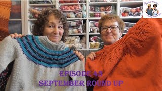 Disley Sisterz Knitting Podcast//Episode 43//September Round Up #podcast #knitting #crochet