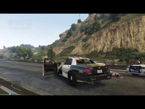 ★ Błękit Policyjnych Lamp ★ sfilmowane w GTA 5 (LSPD:FR/Gruppe6Mod) ★ 1080p60 ★