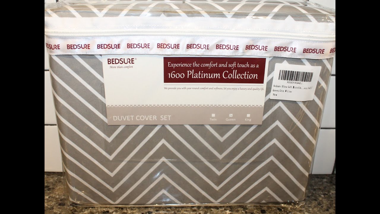 Watch video Bedsure 3 Piece Duvet Cover Set (1 Duvet Cover + 2 Pillow Shams) Review Now Bedsure 3 Piece Duvet Cover Set (1 Duvet Cover + 2 Pillow Shams) Review