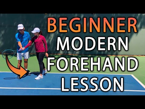 Beginner Modern Forehand Tennis Lesson With Adriana- Forehand Progressions thumbnail